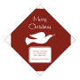 Diamond Red Dove Christmas Labels